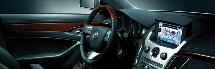 Спортивный седан Cadillac CTS 2011 МГ: адаптивная система головного освещения